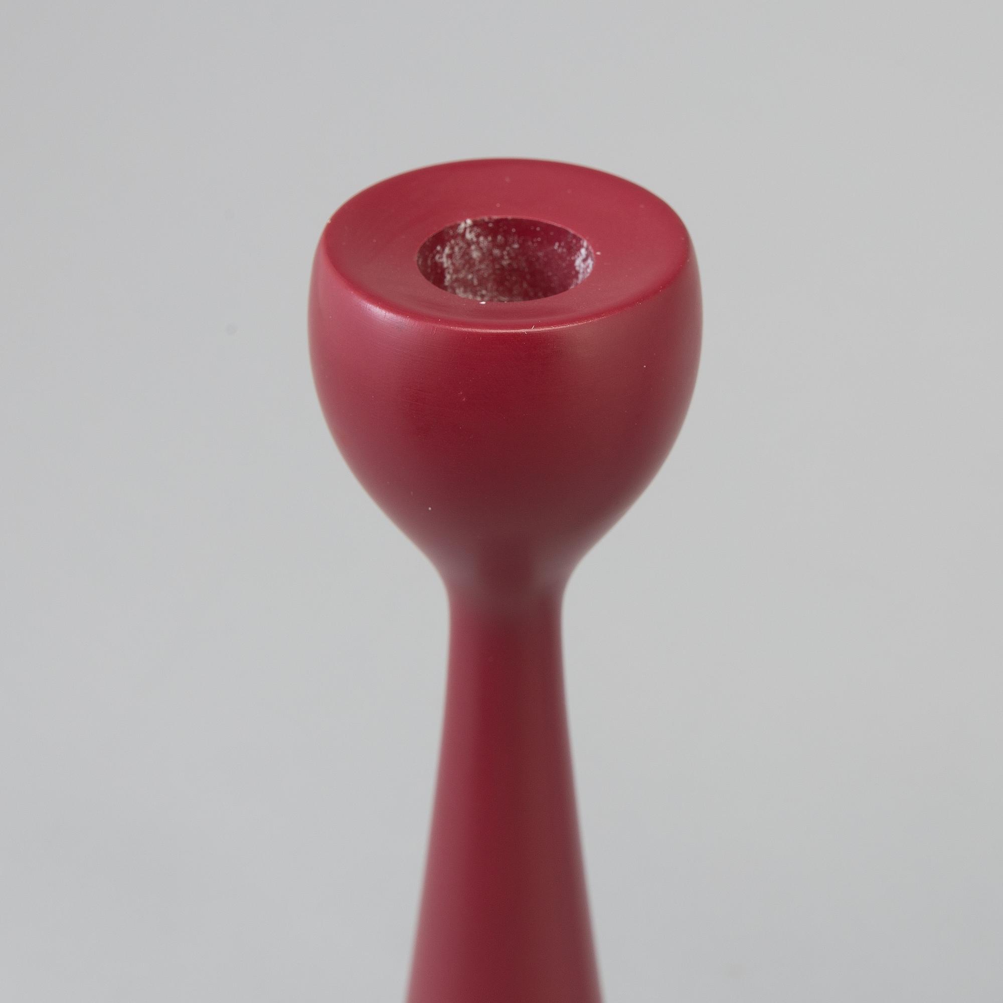 E BARCHMANN, ljusstakar, fyra stycken, Lidingö, Sverige, 1960-tal.