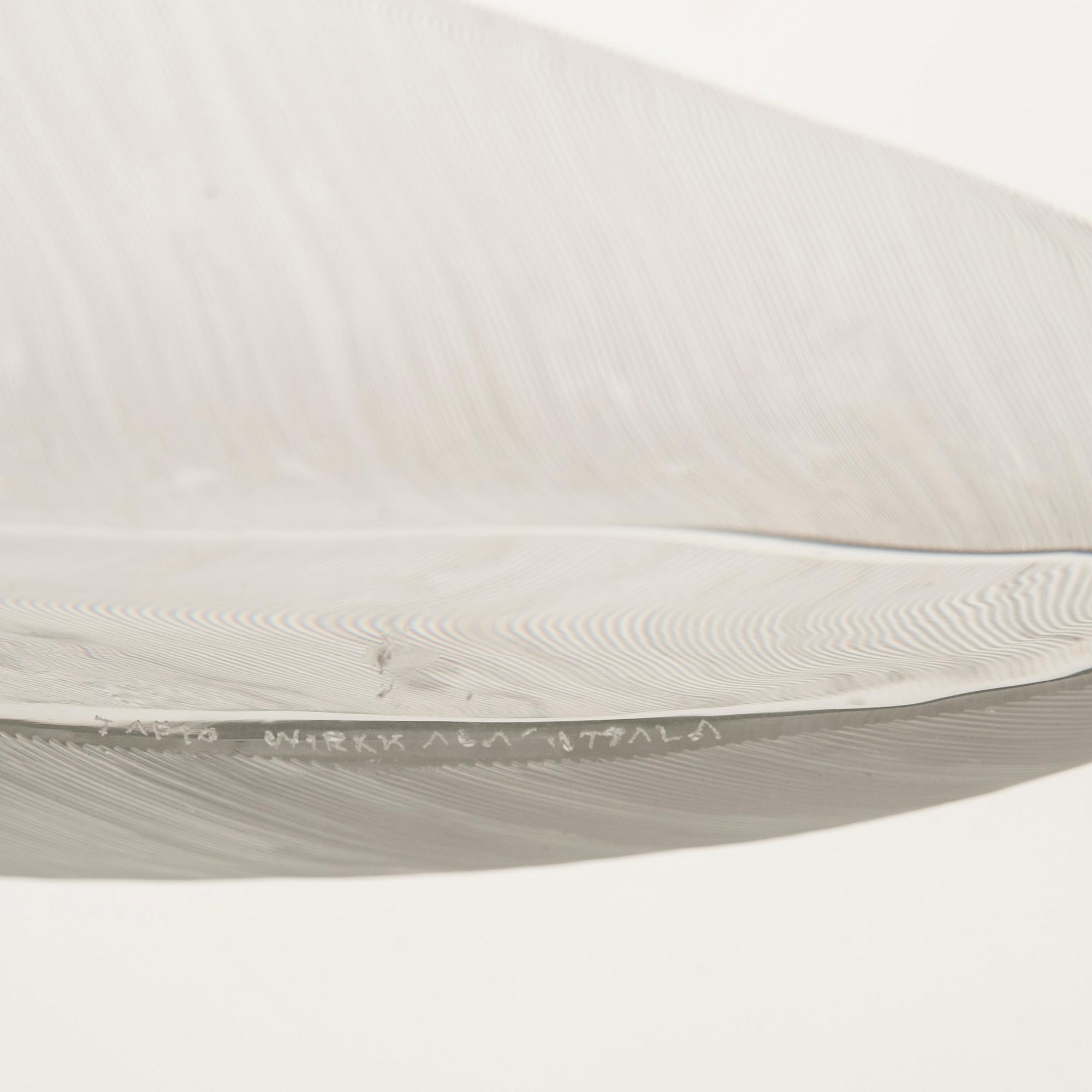 FAT, kamslipat glas, signerad Tapio Wirkkala Iittala.