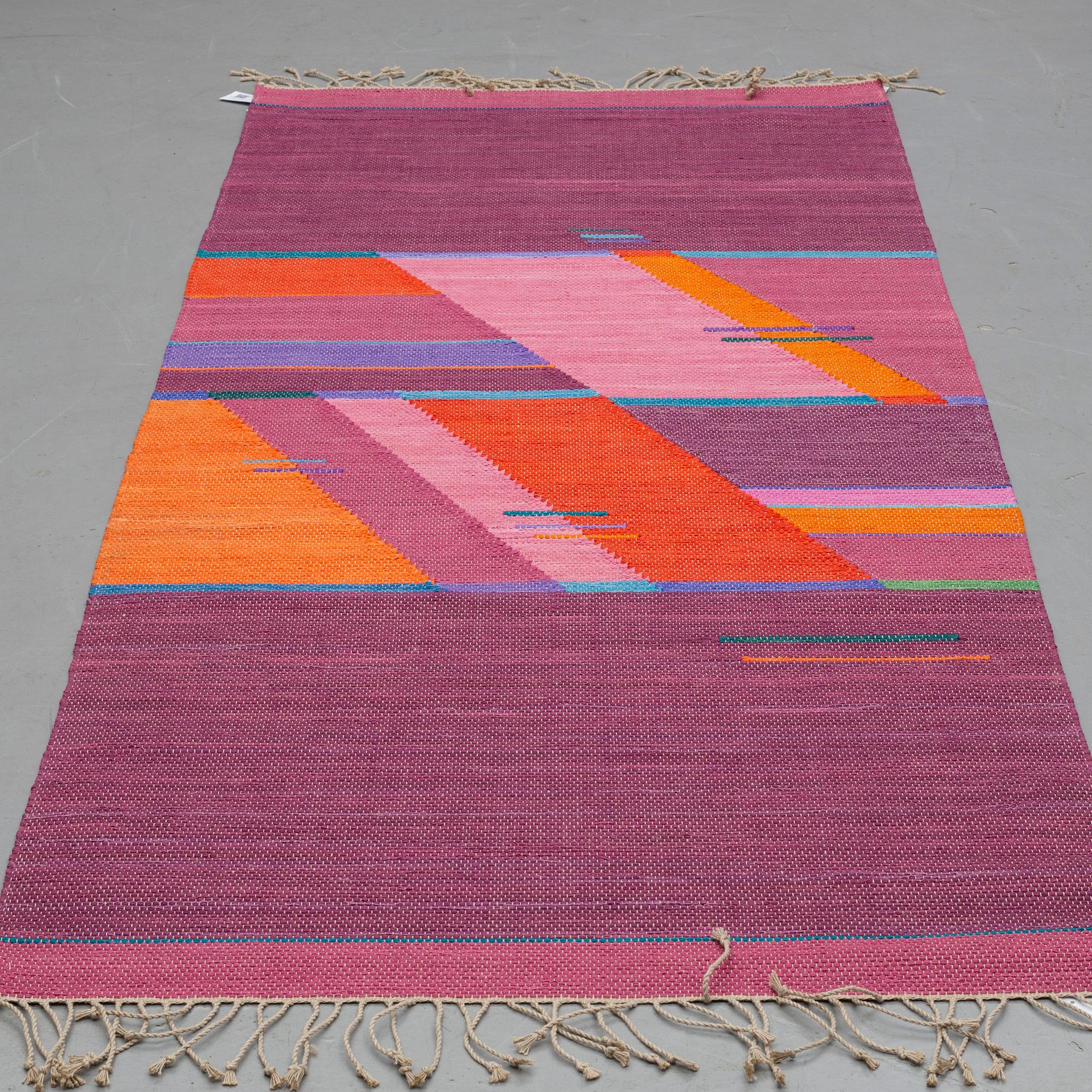 MARGARETA FORRY (Lilly Hallin), Trasmatta, ca 259 x 105,5-109 cm.