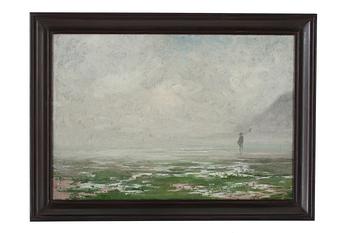 Robert Thegerström, French coastal landscape in fog.