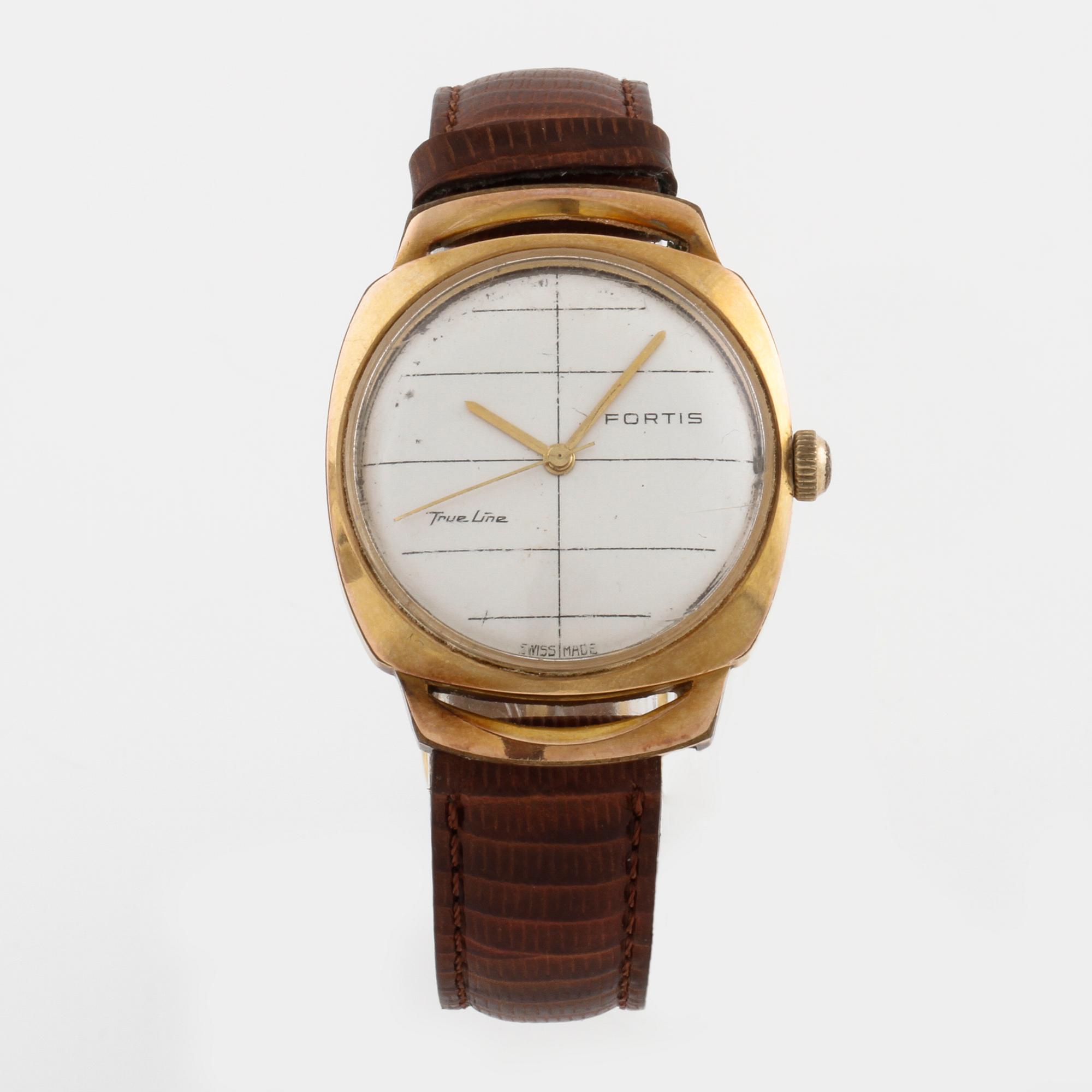 FORTIS, True Line, wristwatch, 32 x 33 (41) mm, - Bukowskis