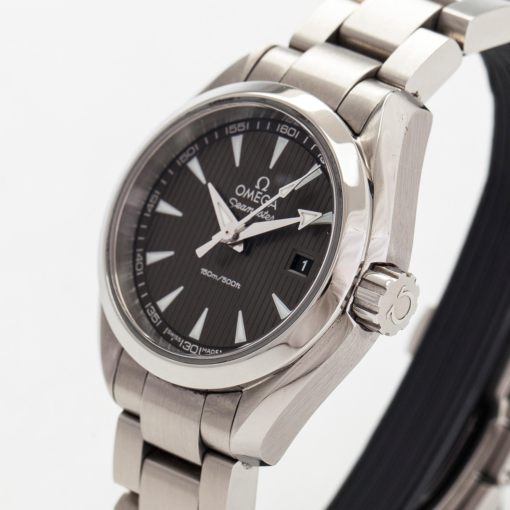 Omega, Seamaster, Aqua Terra, 150 m, wristwatch, 29 mm.