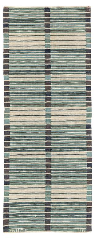 Marianne Richter, gallerimatta, rölakan, ca 198,5 x 77 cm, signerad AB MMF MR.