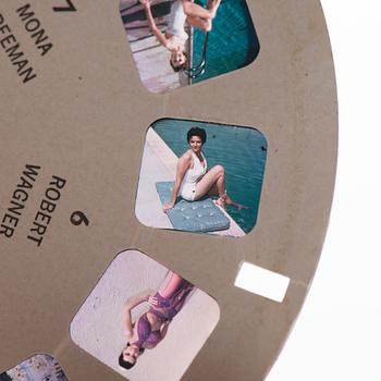 VIEW-MASTER, 2 st med flertal bildskivor.