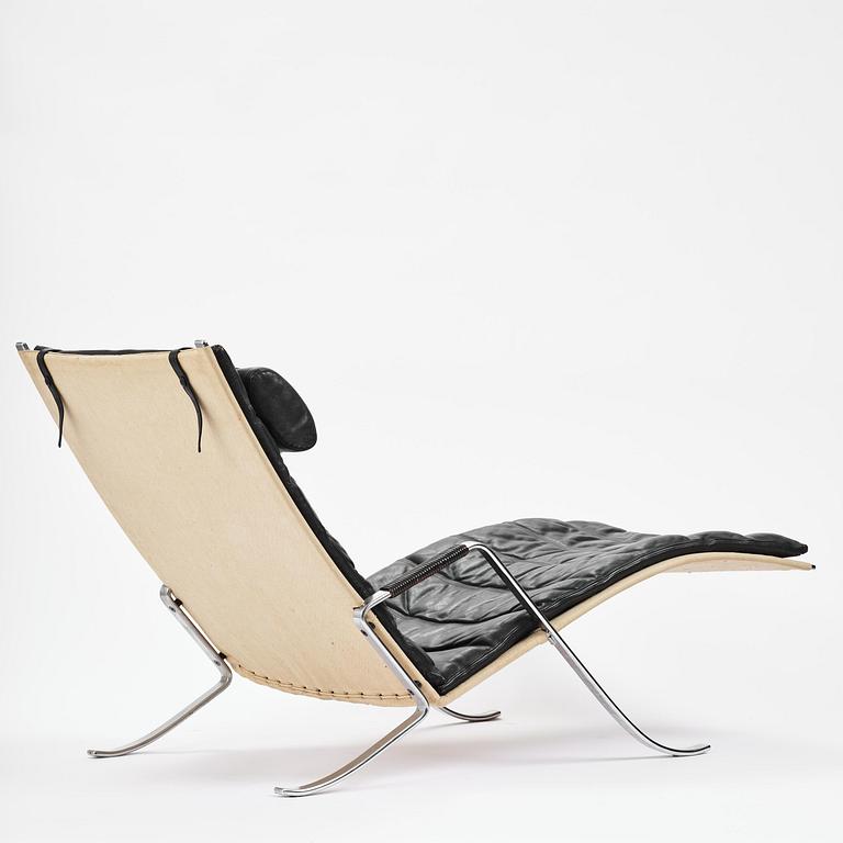 Preben Fabricius & Jørgen Kastholm, fåtölj, "Grasshopper", modell "FK-87", Alfred Kill, Danmark, 1960-70-tal.