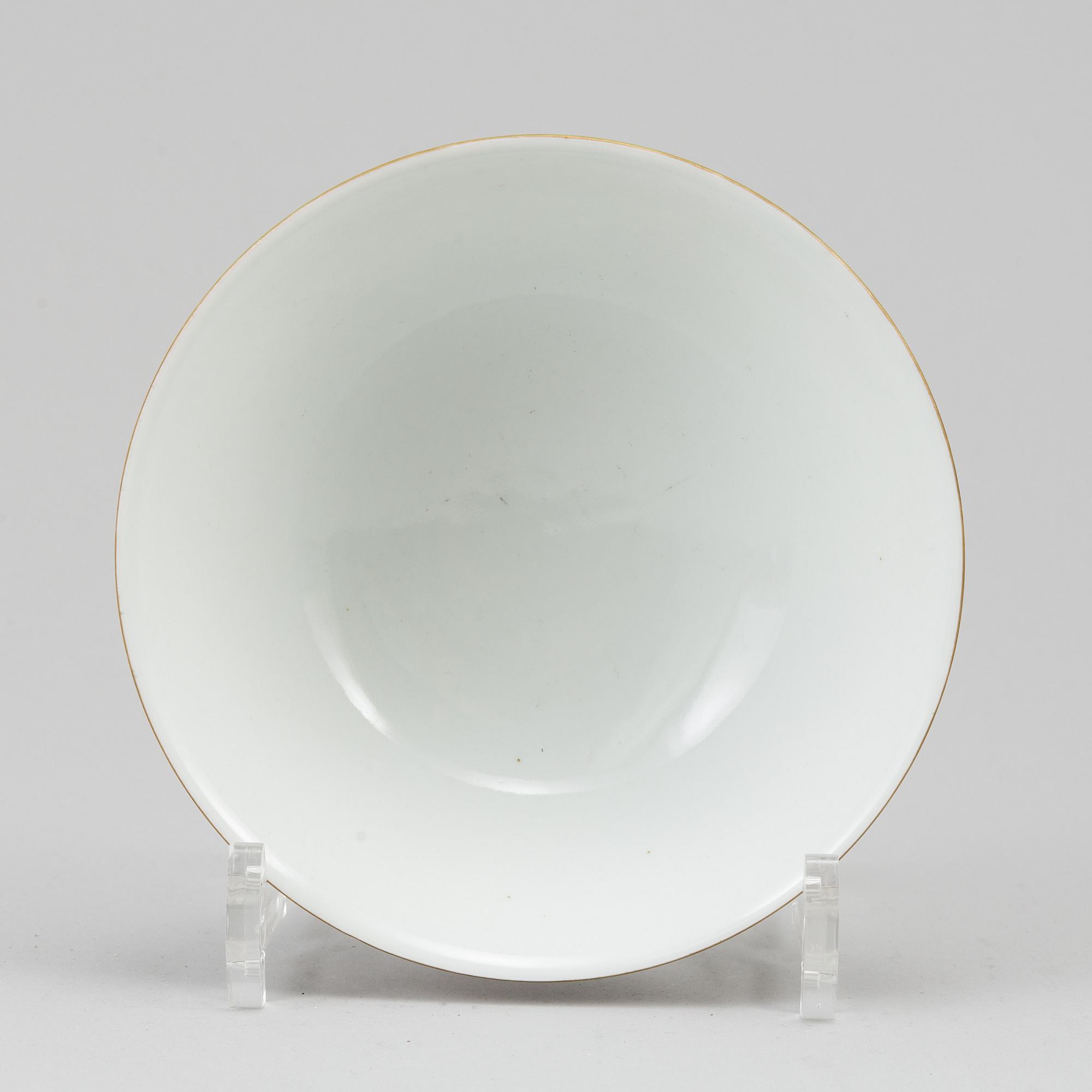 SKÅL, porslin. Kina, tidigt 1900-tal.