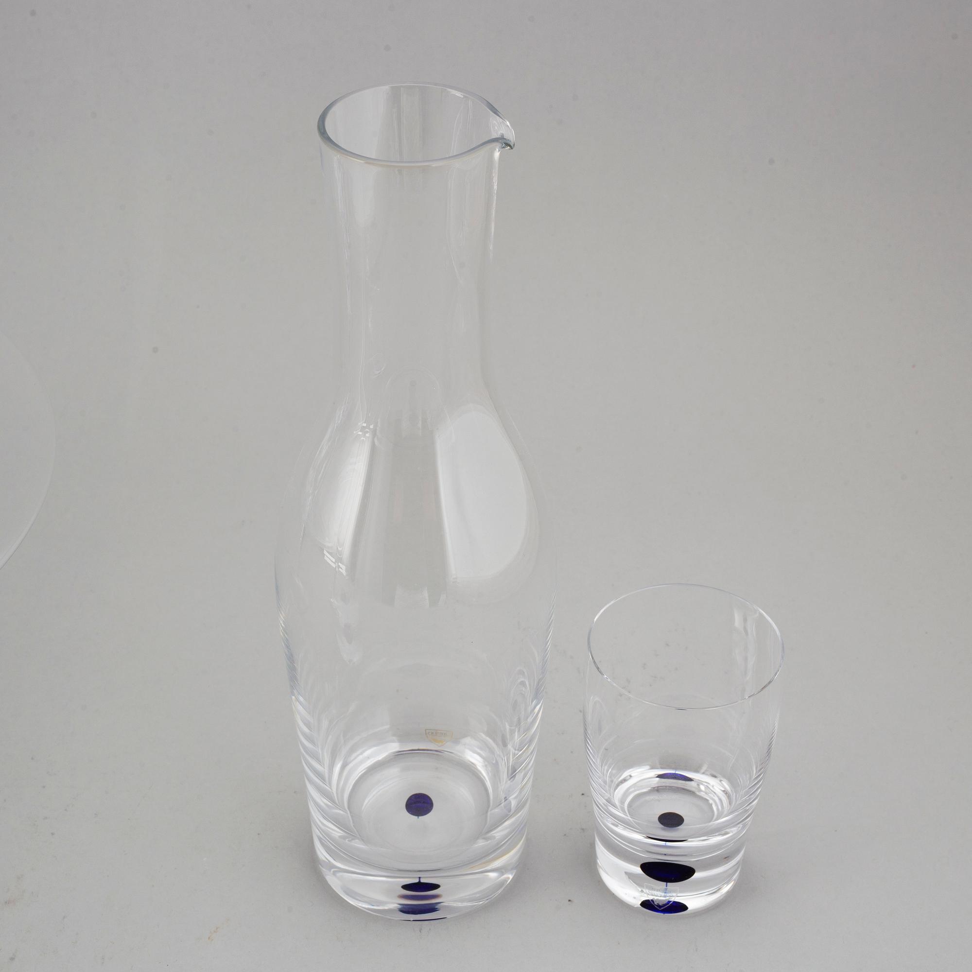 ERIKA LAGERBIELKE, glasservis, 54 delar, "Intermezzo", Orrefors.