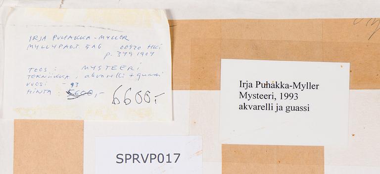 Irja Puhakka-myller, Mysteeri.