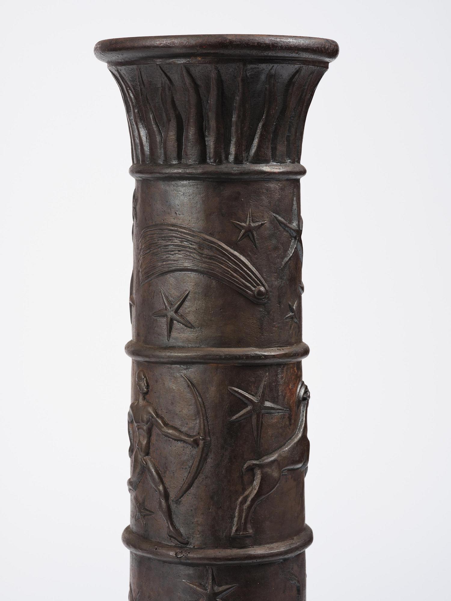 Johannes Dahl, piedestal, "Solvisare", Näfveqvarns bruk, Swedish Grace.