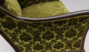 FÅTÖLJER, 1 par, 1900-talets första hälft.