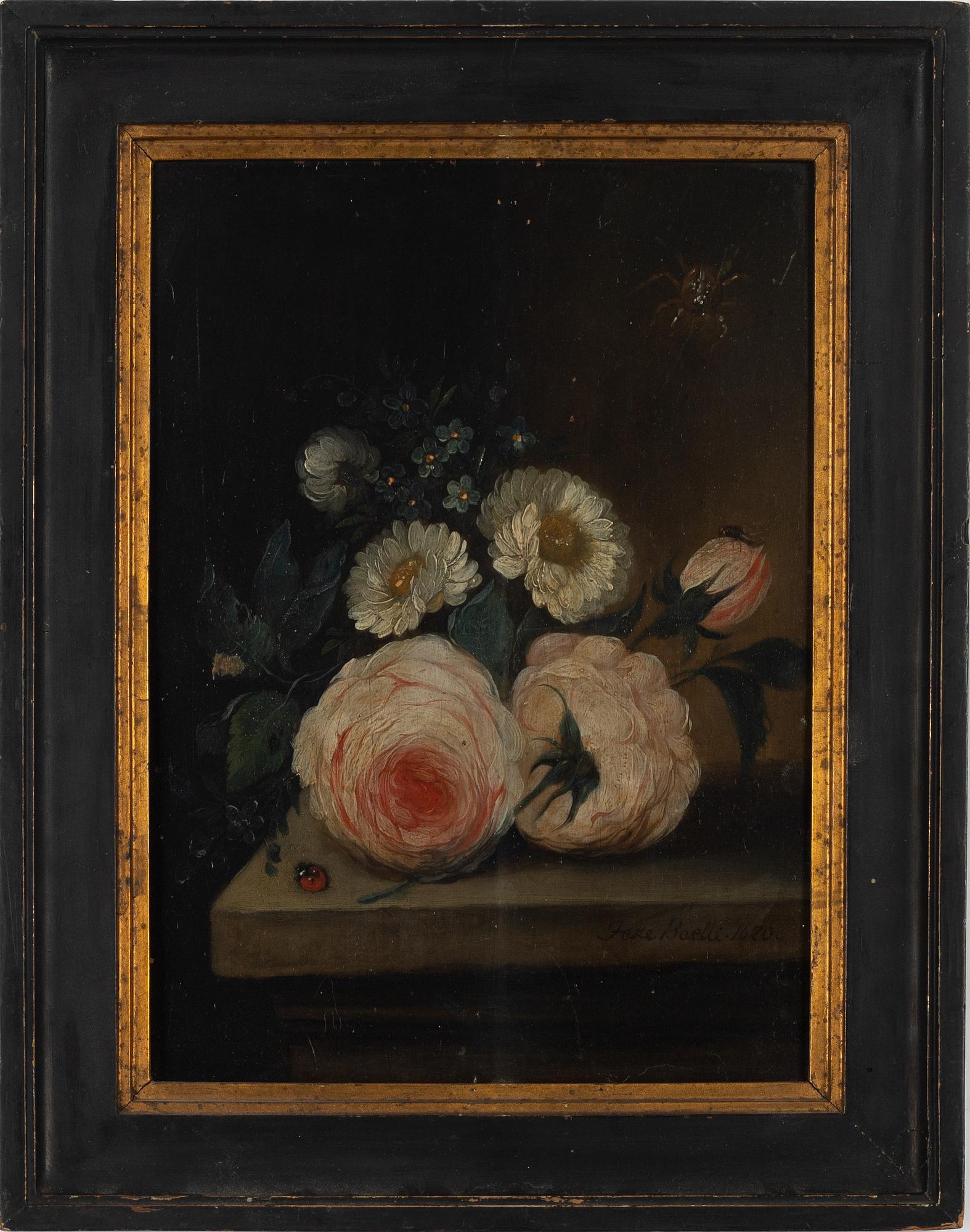 Holländsk skola, 1800-tal, Blomsterstilleben.