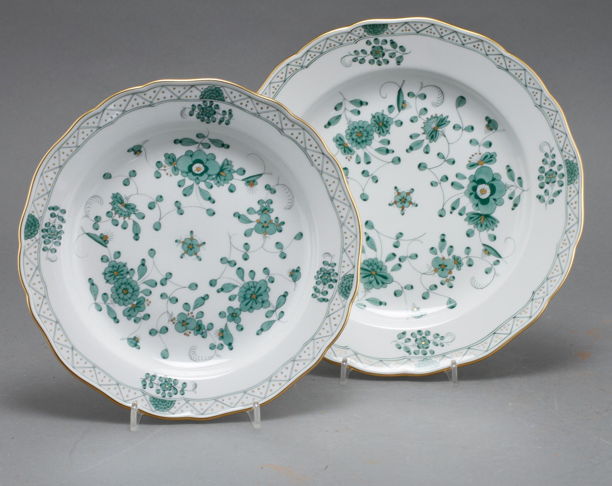 SERVISDELAR, 59 delar, porslin, Meissen, 1900-talets andra hälft.