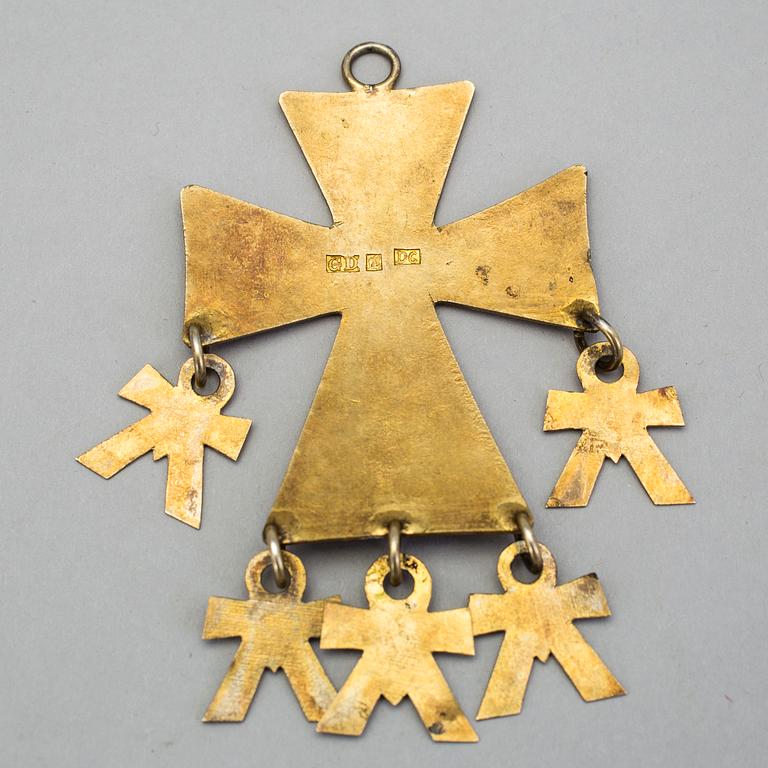 STRIGLAKORS, silver, Gustav Dahlberg, 1882.