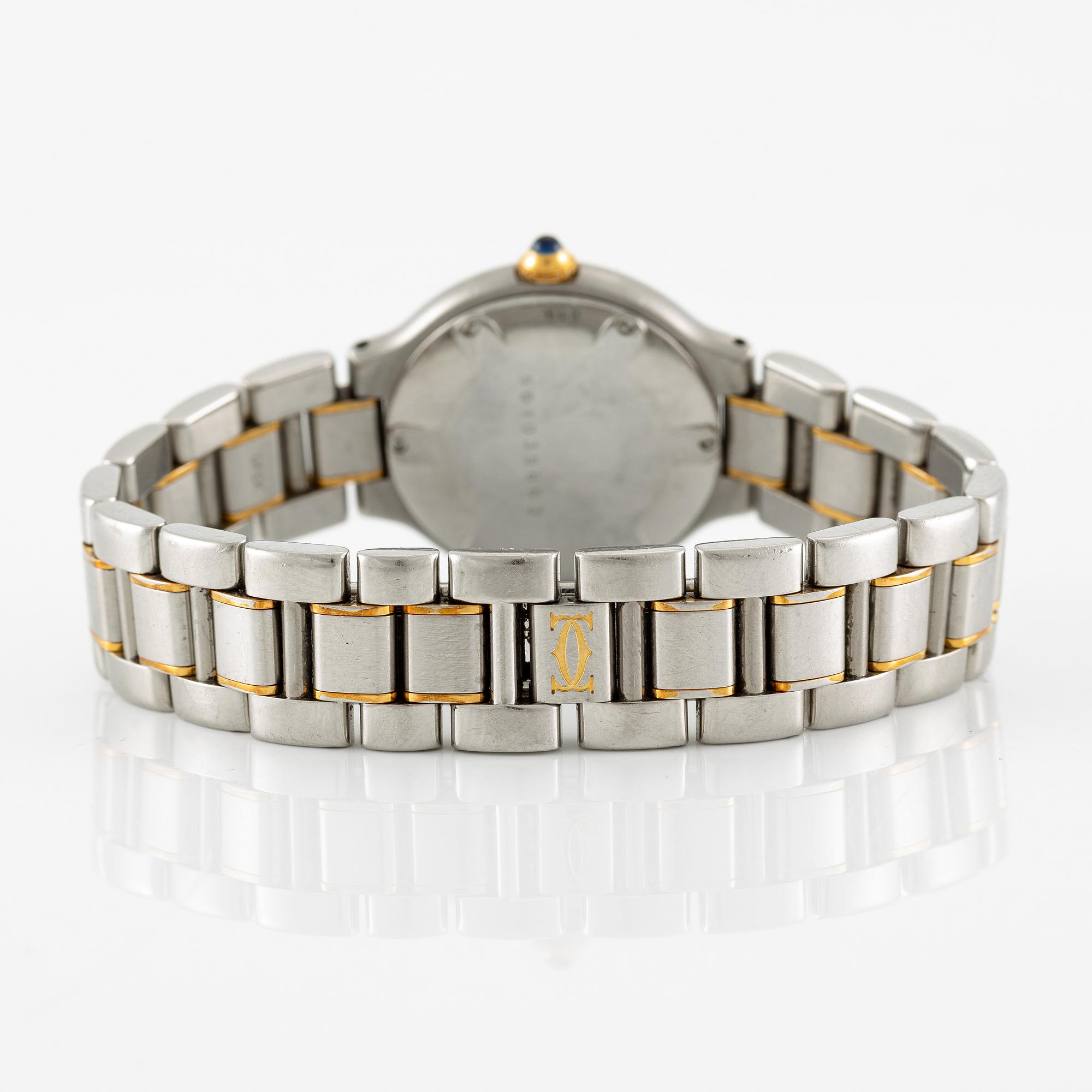 must de CARTIER, Must 21, wristwatch, 28 mm.