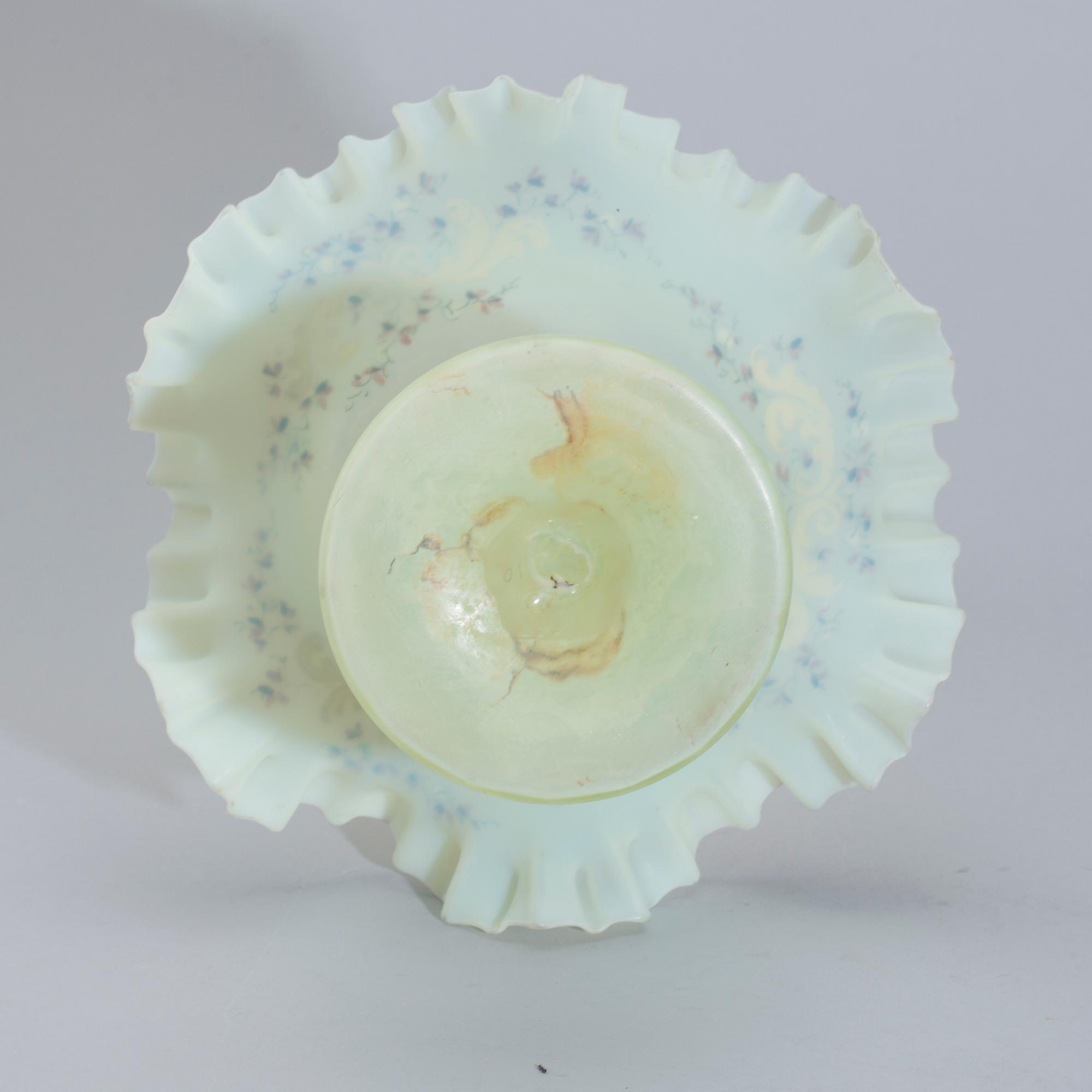 BORDSUPPSATS, glas, omkring 1900.