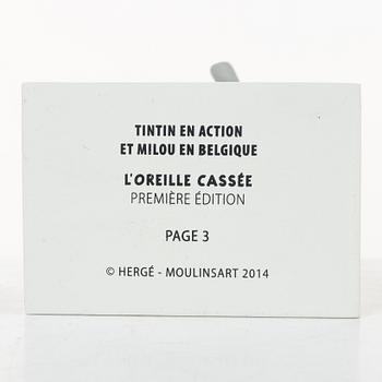 Tintin, collectible figures, 10 pcs, "Hors Serie", Hergé Moilins art, 2013-2015.