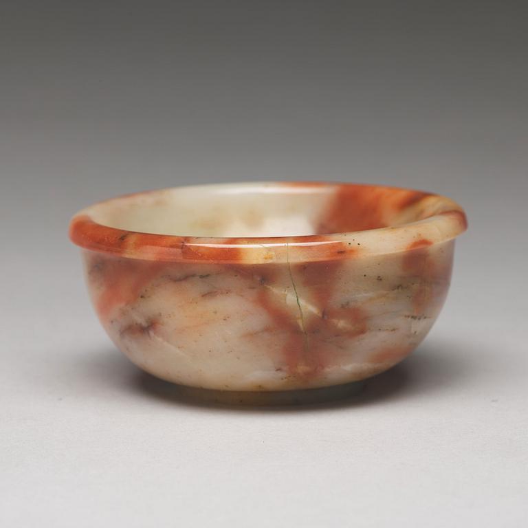 A sculptured stone bowl, China, early 20th Century.