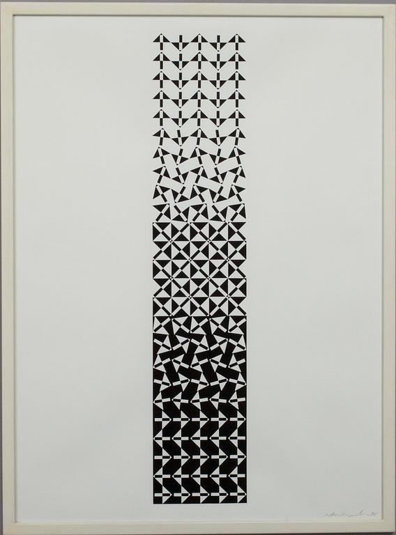 MATTI KUJASALO, serigrafi, signerad och daterad -85.