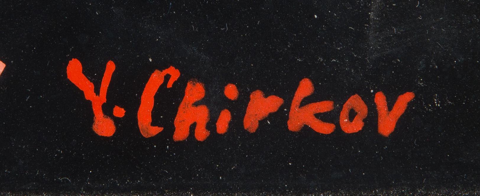 Valery Chirkov, Sommitelma mustalla taustalla.