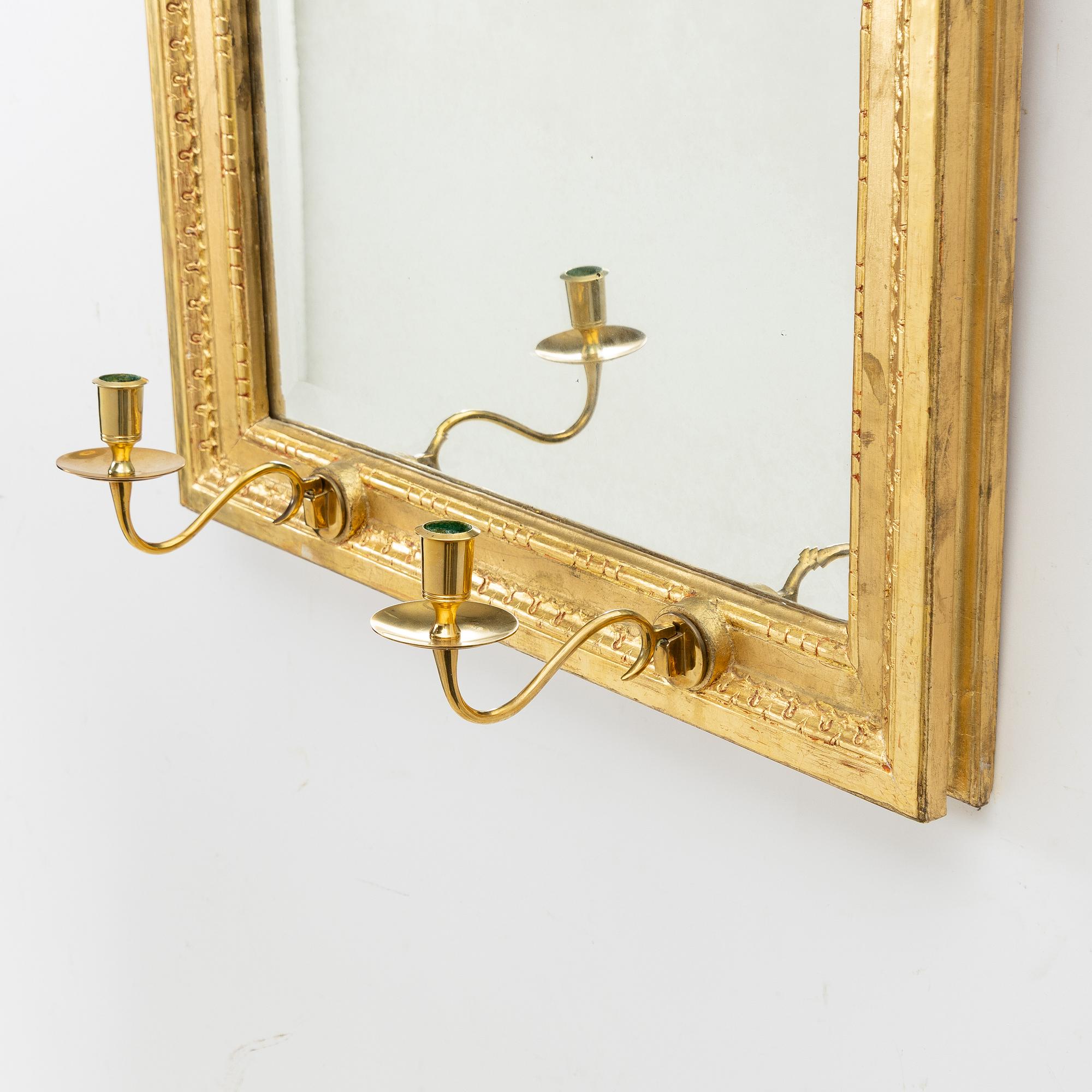 Spegellampett, "Meunier", ur IKEA:s 1700-tals serie, sent 1900-tal.