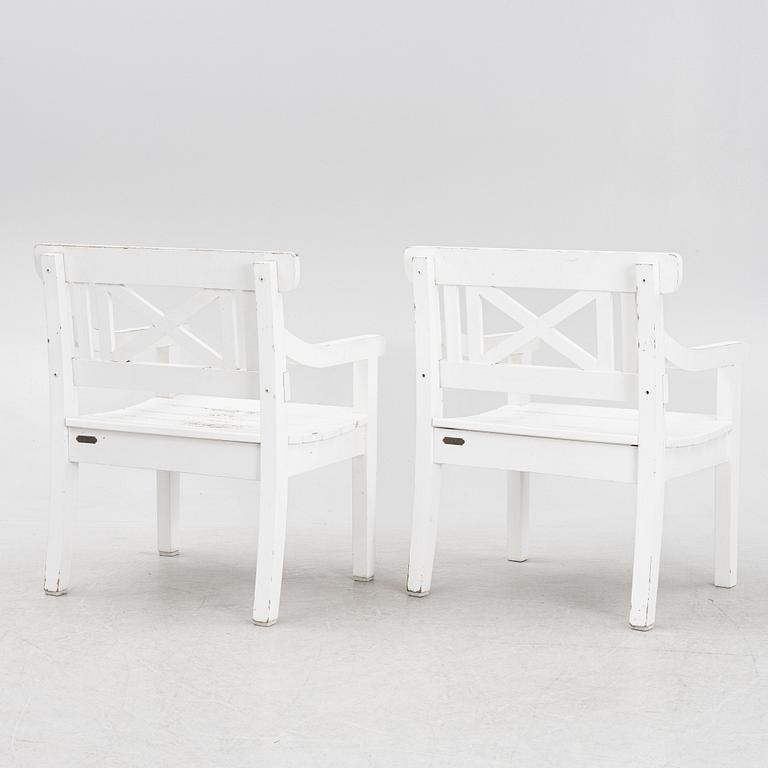 Garden chairs, a pair, Trip Trap, Denmark.