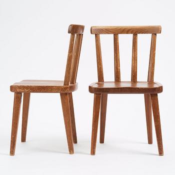 Axel Einar Hjorth, stolar, 4 st "Utö", Nordiska Kompaniet 1930-tal.