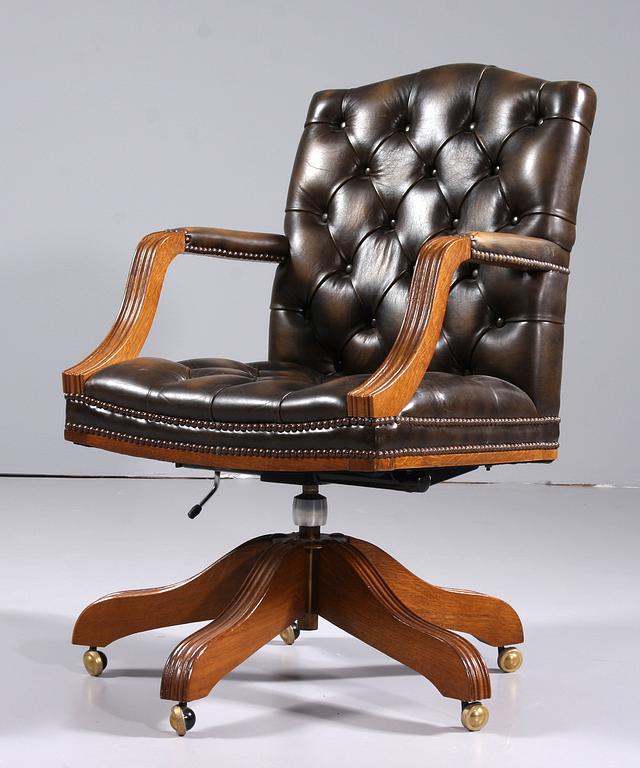 SKRIVBORDSSTOL, engelsk stil, Norge, 1900-tal.