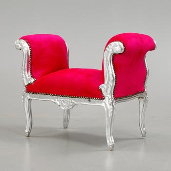 TABURETT, rokokostil, 1900/200-tal.