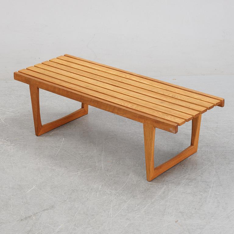 A 'Tokyo' oak bench by Yngvar Sandström for Nordiska Kompaniet, designed 1962.