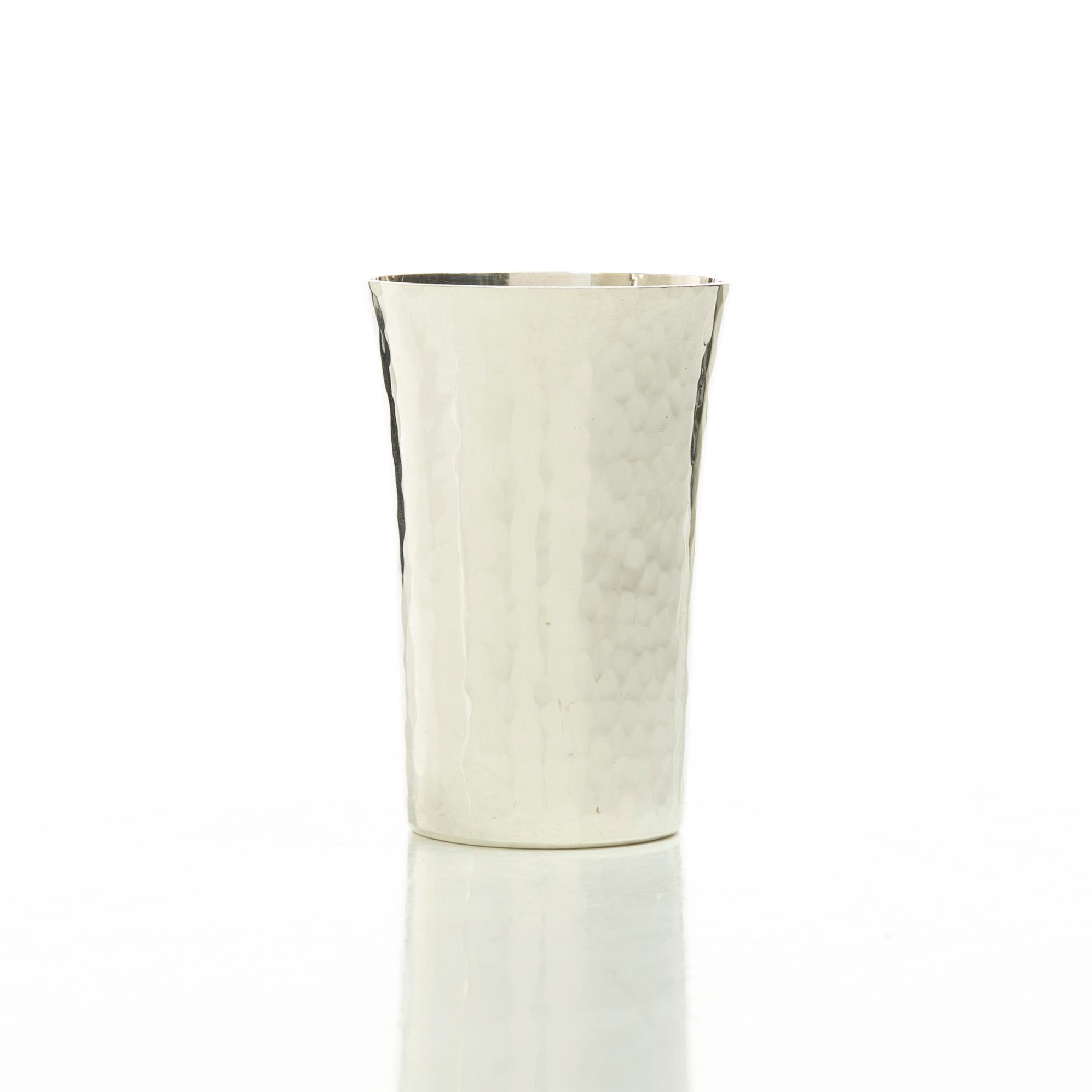 A set of twelve silver beakers, Mema Guld & Silver Ab, Lidköping 1970.