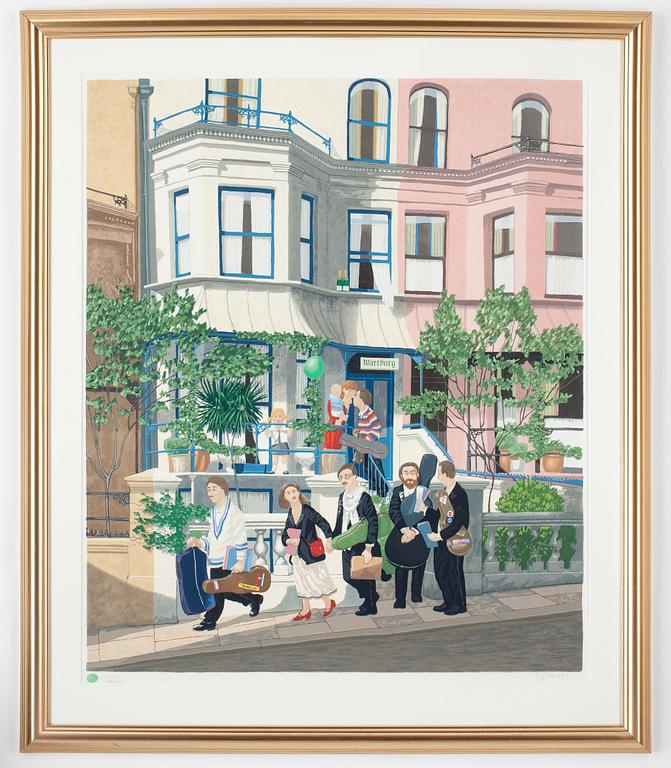 ULF GREDER, färglitografi, signerad och numrerad 348/360.