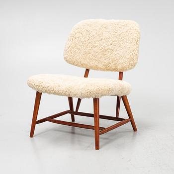 Alf Svensson, fåtölj, "TeVe", Bra Bohag, Studio Ljungs Industrier, 1950-tal.