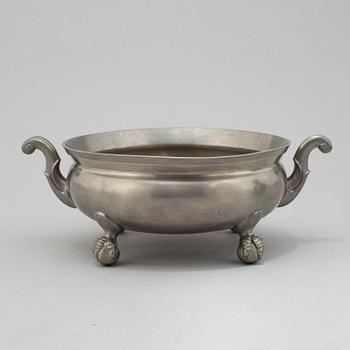 GAB. Skål, tenn, kallskålsskål, 1936.