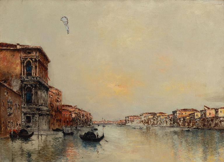 Okänd kostnär, 1800-tal, Canal Grande, Venedig.