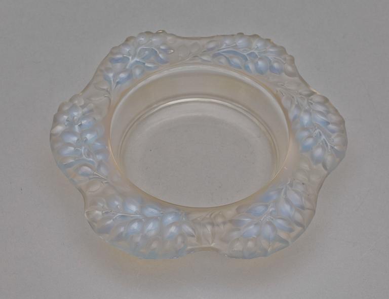 SKÅLFAT, glas, Lalique, Frankrike, 1900-tal.