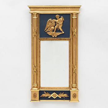 A Swedish Empire mirror, first half of the 19th Century.
