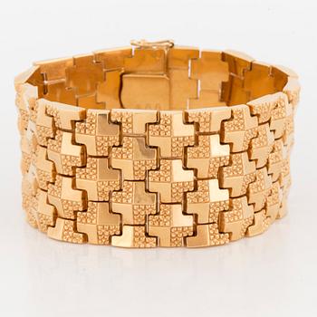 BRACELET, 18K gold, Uno-A-Erre, Italy 1960's.