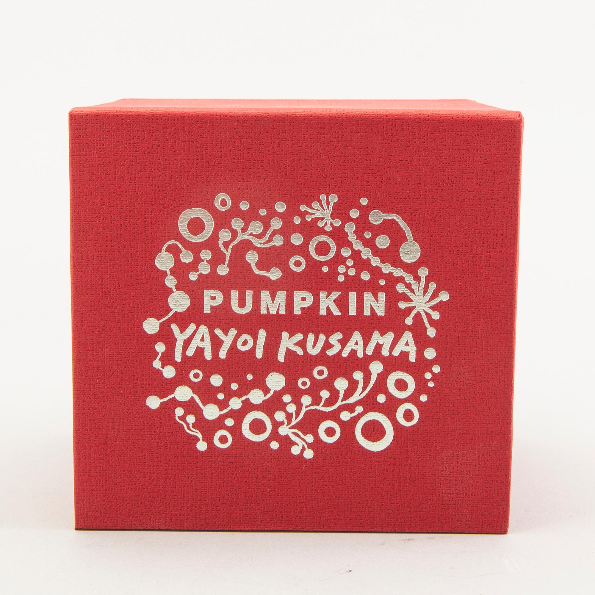 Yayoi Kusama, efter, objekt/multipel, "Pumpkin", utgiven av Benesse Holdings Inc., Naoshima, Japan, 2013.