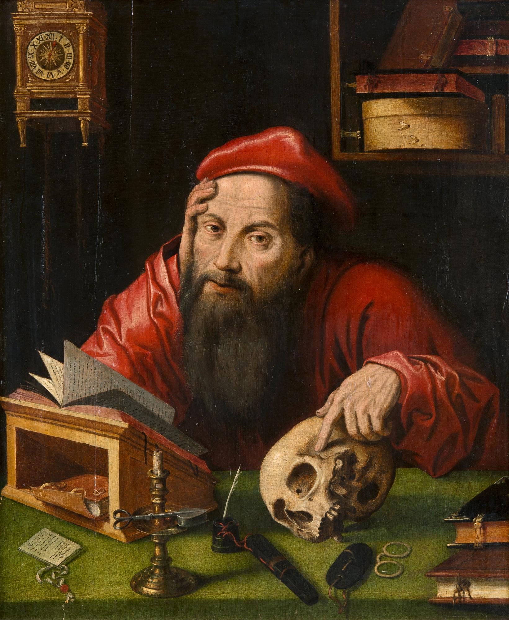 Marinus van Roejmerswaelen Follower of, ST.JEROME.