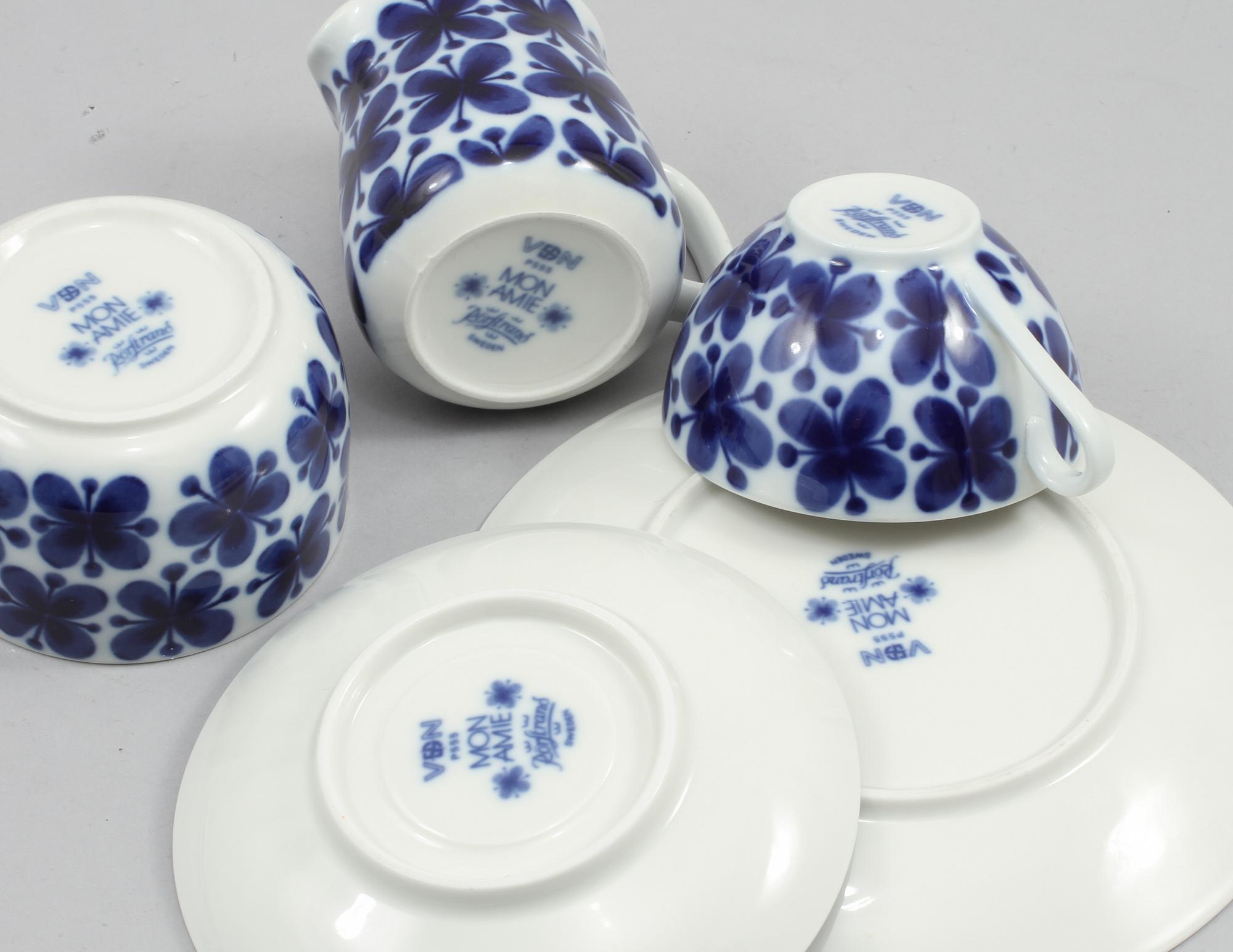 SERVISDELAR, 26 st, "Mon Amie", Marianne Westman, 1900-talets andra hälft.