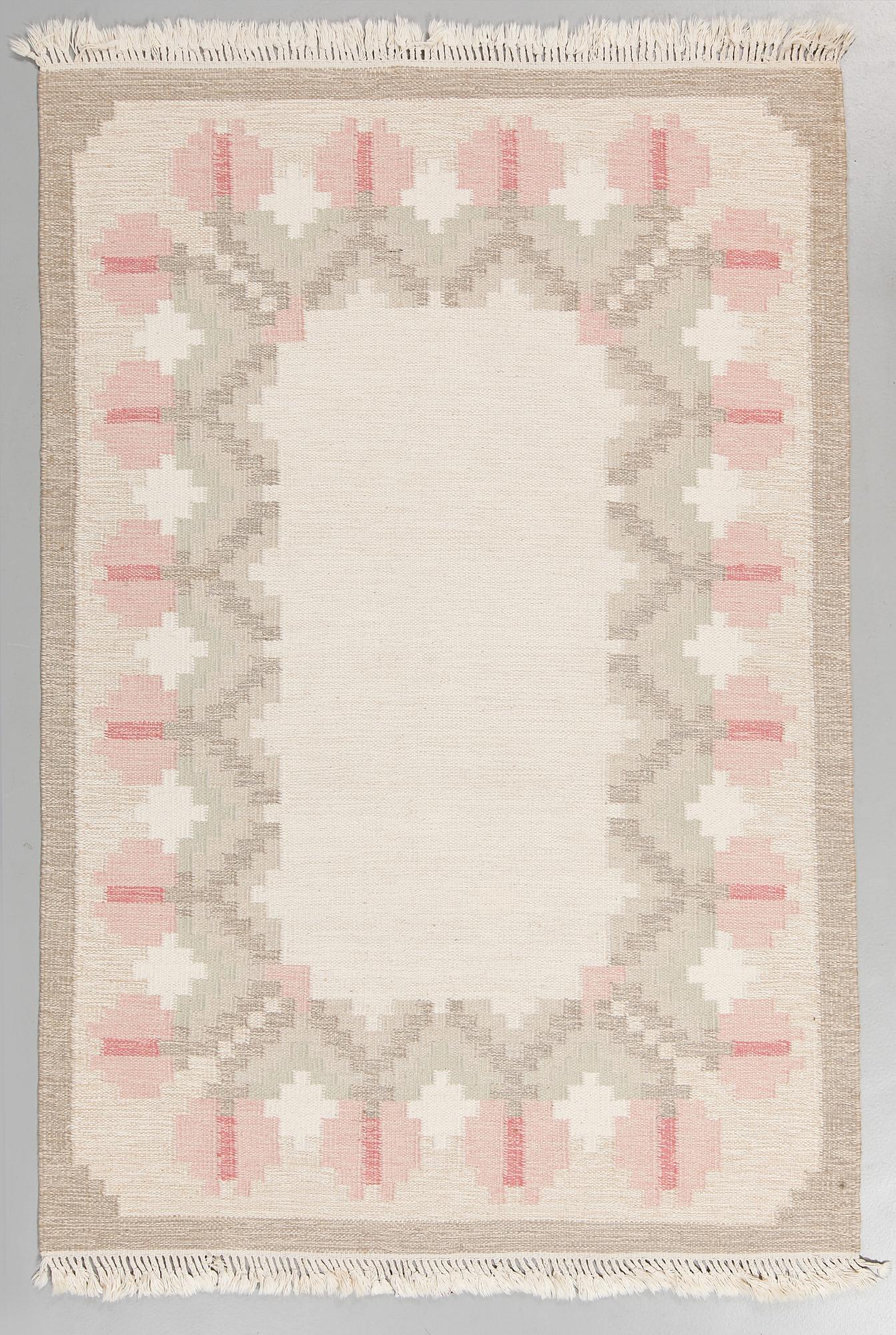 MATTA, rölakan, omkring 1900-talets mitt, ca 204 x 152 cm.