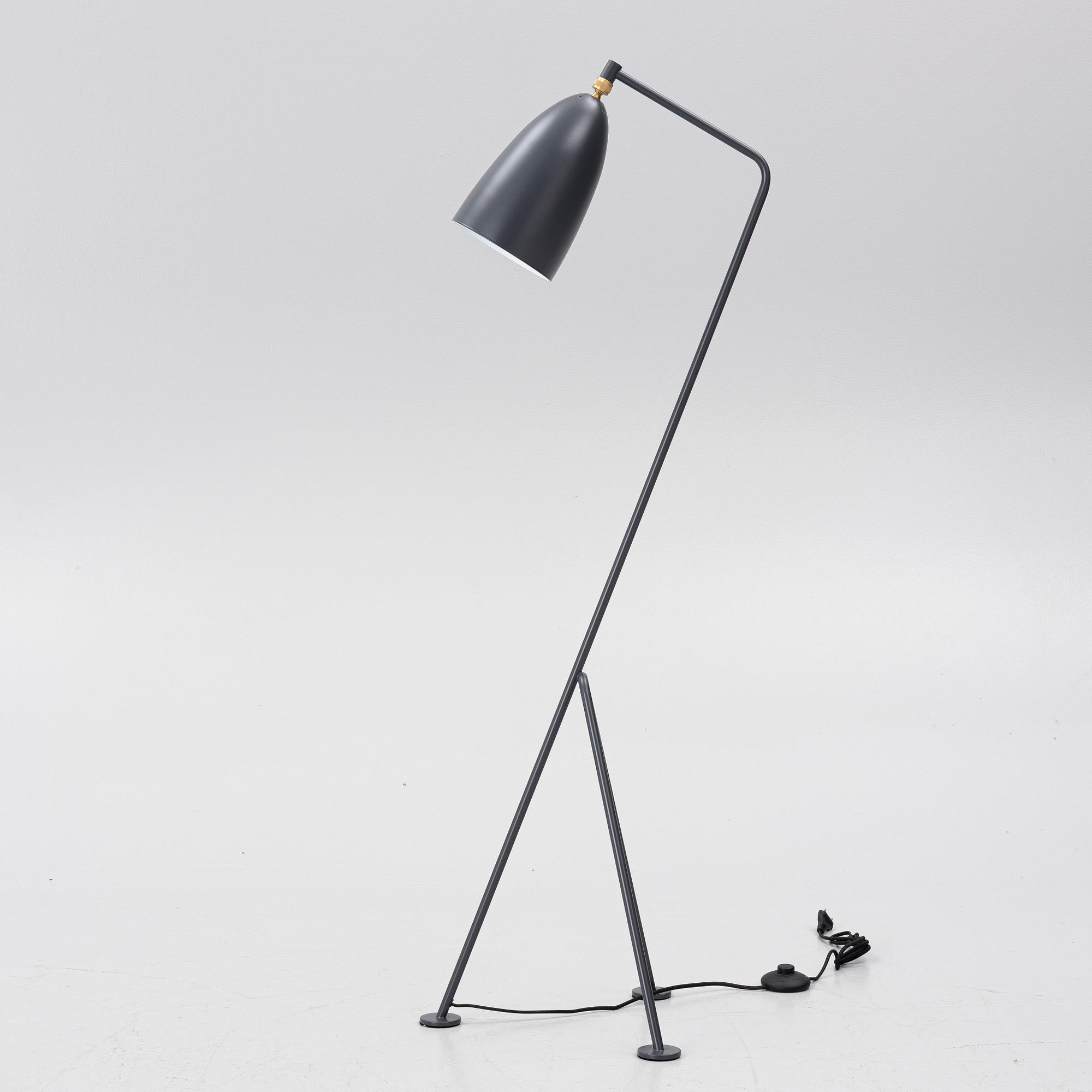 Greta Magnusson Grossman, Floor lamp, 'Grasshopper', GUBI, Denmark.