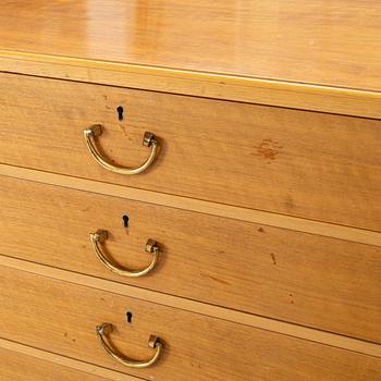 Josef Frank, a model 1015 mahogany veneered sideboard, Svenskt Tenn, Sweden, prior to 1985.