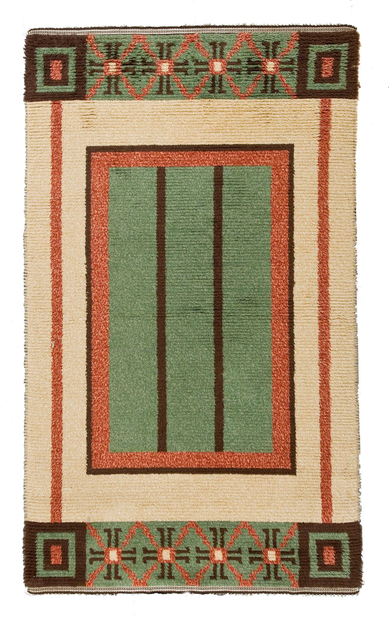 MATTA. Rya. 248x143 cm. Sverige omkring 1930.