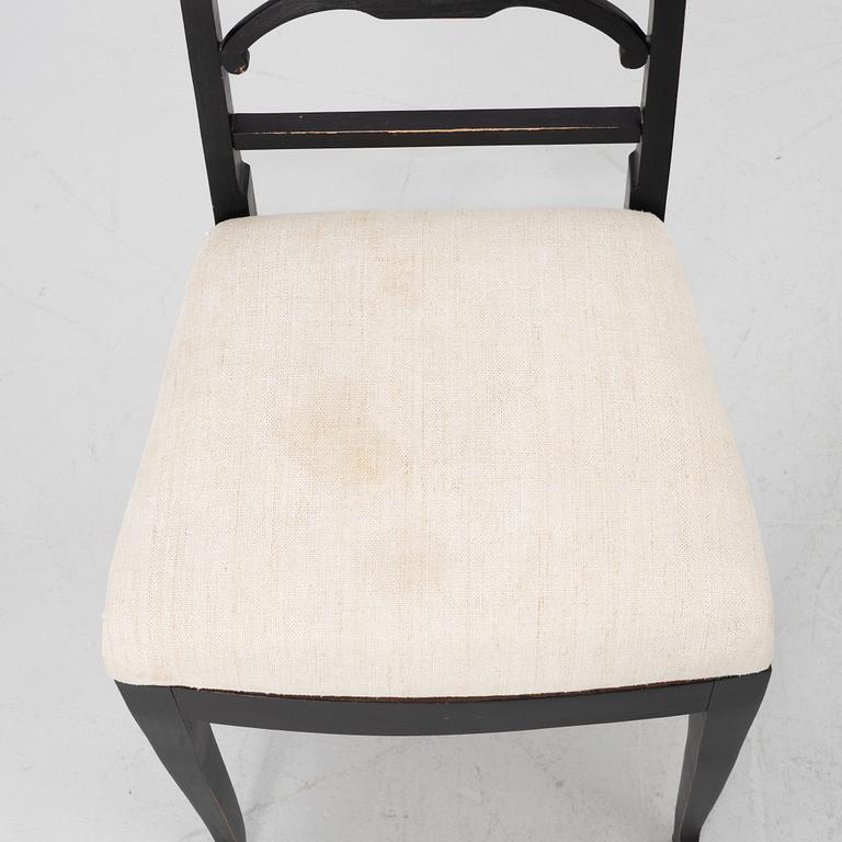 Chairs, 6 pcs, 19th century, Trafalgar type.