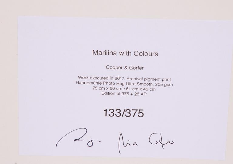 Cooper & Gorfer, "Marilina with Colours".