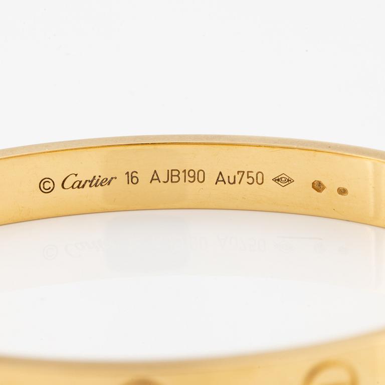 Cartier, bracelet, "Love", 18K gold.