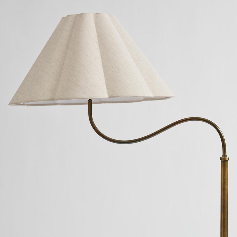 Swedish Modern, a floor lamp, 1940s.