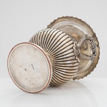 A Viennese silver plated champagne / wine cooler, from Mayerhofer, Austria.