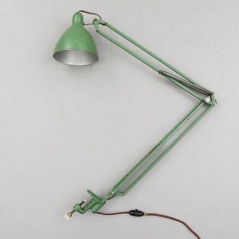 INDUSTRILAMPA, Jacob Jacobsen, Luxo 1001, 1900-talets första hälft.